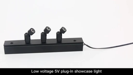 Съемный светодиодный светильник 5V 1W для освещения витринного мини-светодиодного прожектора