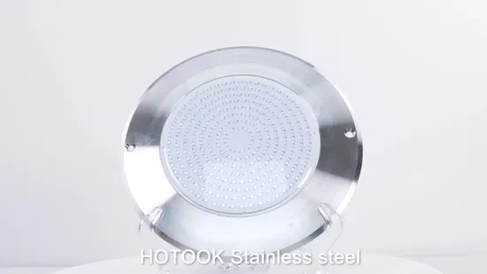 Запатентованная Hotook лампа управления Wi-Fi для ниши бассейна, замена IP68 SS316, нержавеющая сталь, заполненная смолой, 18 Вт, светодиодные фонари для подводного плавания